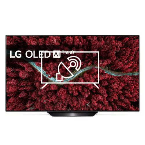 Search for channels on LG OLED55BX6LA