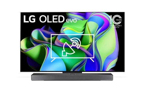 Search for channels on LG OLED55C32LA