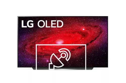 Search for channels on LG OLED55CX