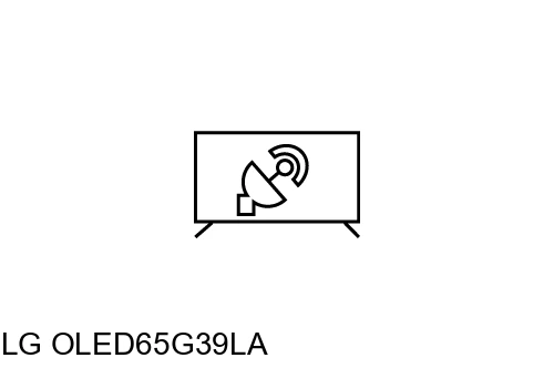 Buscar canales en LG OLED65G39LA