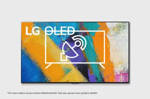 Search for channels on LG OLED65GX6LA