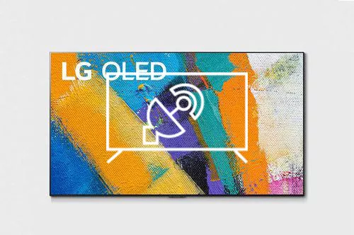 Search for channels on LG OLED65GX9LA