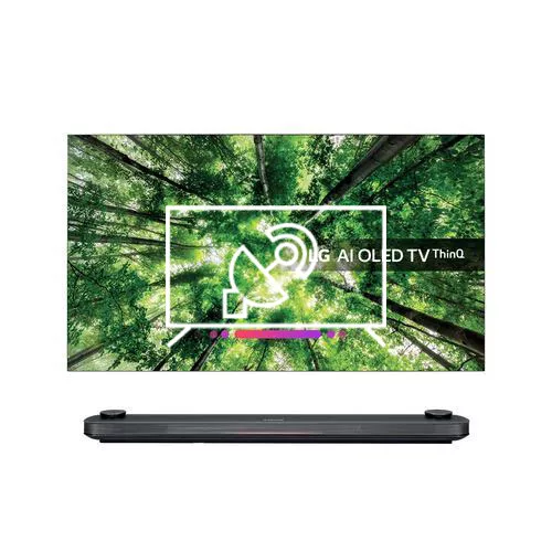 Search for channels on LG OLED65W8