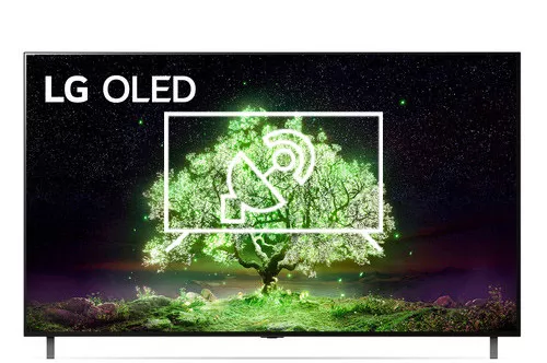 Search for channels on LG OLED77A16LA