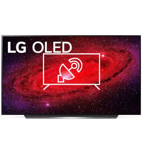 Search for channels on LG OLED77CX6LA