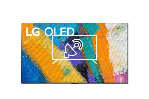 Search for channels on LG OLED77GXPUA
