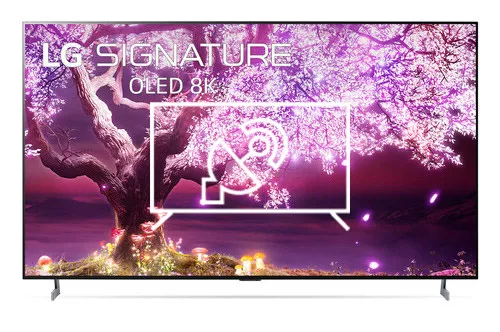 Search for channels on LG OLED77Z19LA