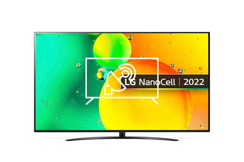 Search for channels on LG TV NANO  75" 4K UHD SMART TV