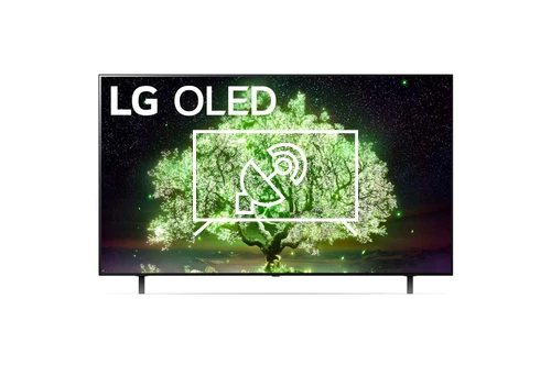 Search for channels on LG TV OLED 65A19 LA, 65", UHD