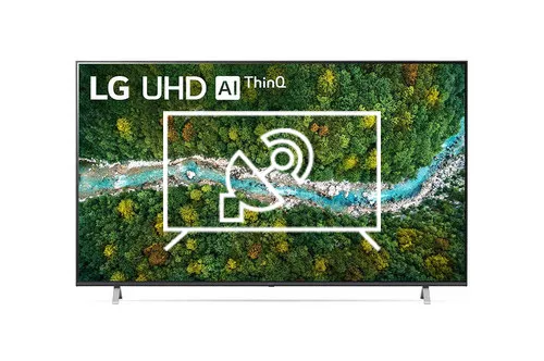 Search for channels on LG UHD AI ThinQ