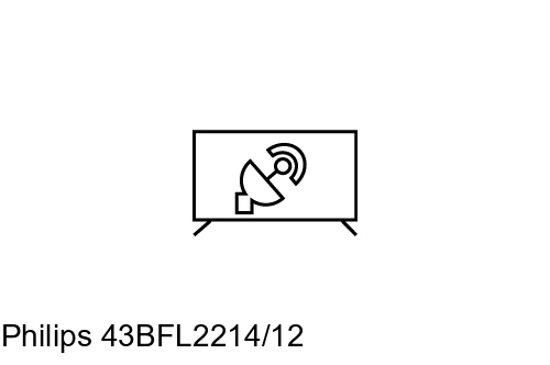 Search for channels on Philips 43BFL2214/12