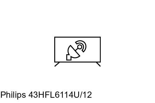 Search for channels on Philips 43HFL6114U/12