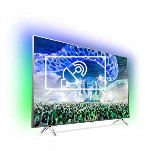 Syntonize Philips 4K Ultra Slim TV powered by Android TV™ 65PUS7601/12