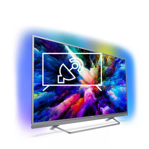 Buscar canales en Philips Ultra Slim 4K UHD LED Android TV 49PUS7503/12