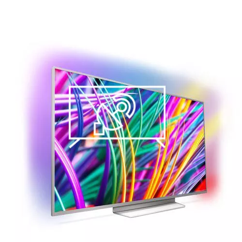 Rechercher des chaînes sur Philips Ultra Slim 4K UHD LED Android TV 49PUS8303/12