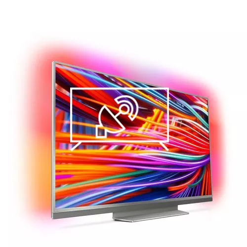 Rechercher des chaînes sur Philips Ultra Slim 4K UHD LED Android TV 49PUS8503/12