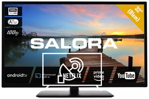 Search for channels on Salora 32FA7504