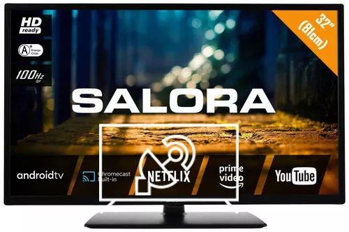 Search for channels on Salora 32XHA4404