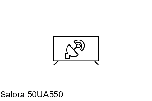 Search for channels on Salora 50UA550