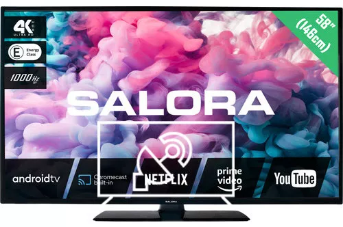Search for channels on Salora 58UA330