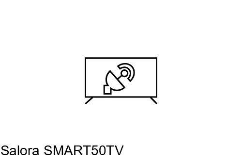 Search for channels on Salora SMART50TV