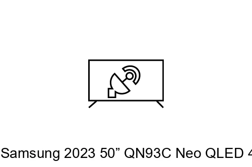 Buscar canales en Samsung 2023 50” QN93C Neo QLED 4K HDR Smart TV