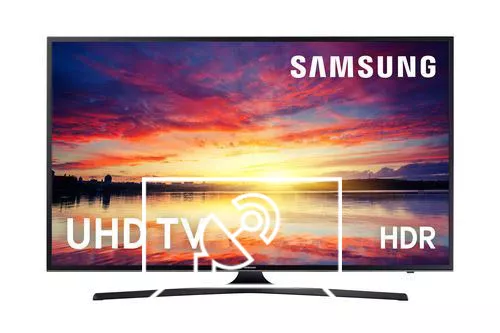 Buscar canales en Samsung 40" KU6000 6 Series Flat UHD 4K Smart TV