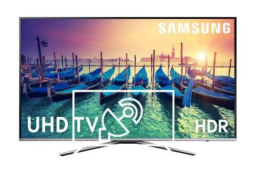 Search for channels on Samsung 40" KU6400 6 Series Flat UHD 4K Smart TV Crystal Colour