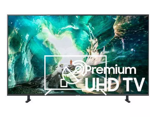 Search for channels on Samsung 49" Class RU8000 Premium Smart 4K UHD TV (2019)