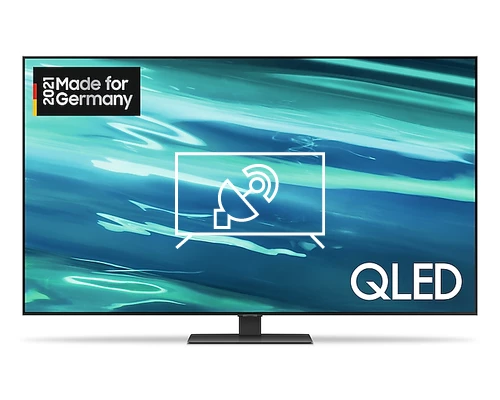 Search for channels on Samsung 55" QLED 4K Q80A (2021)