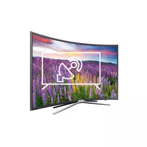 Search for channels on Samsung 55" TV Curve FHD 800Hz Wifi USB2