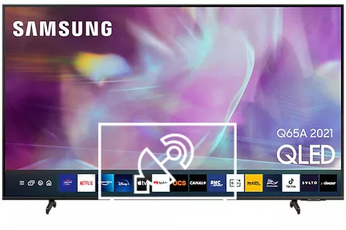 Search for channels on Samsung 55Q65A