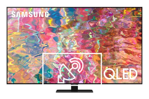 Search for channels on Samsung 65" Class QLED 4K Smart TV Q80B (2022)