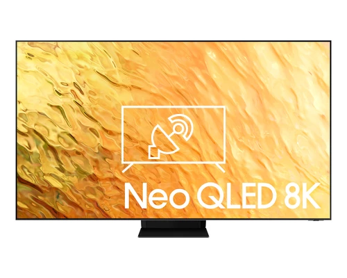 Search for channels on Samsung 65QN800B