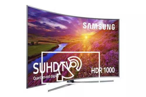 Search for channels on Samsung 88” KS9800 Curved SUHD Quantum Dot Ultra HD Premium HDR 1000 TV