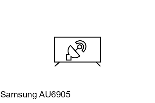 Buscar canales en Samsung AU6905