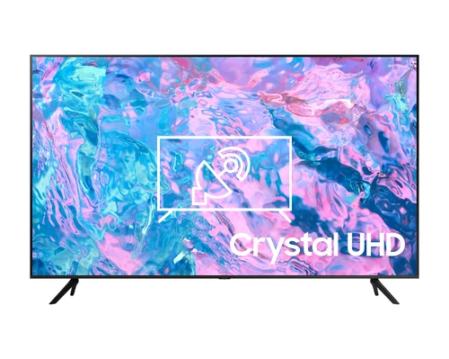 Search for channels on Samsung CU7000