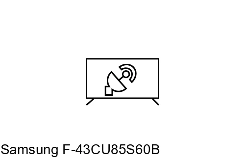 Rechercher des chaînes sur Samsung F-43CU85S60B