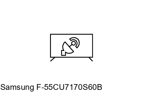 Rechercher des chaînes sur Samsung F-55CU7170S60B