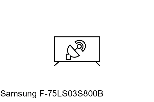 Buscar canales en Samsung F-75LS03S800B
