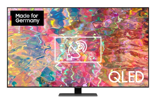 Search for channels on Samsung GQ55Q80B