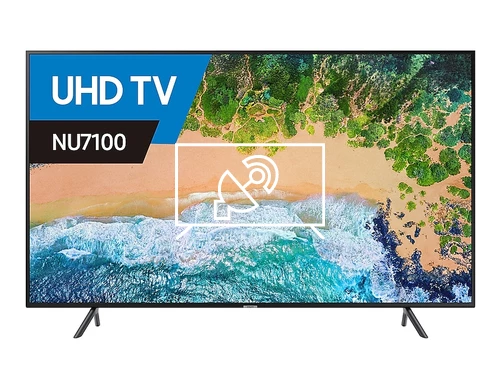 Search for channels on Samsung NU7100
