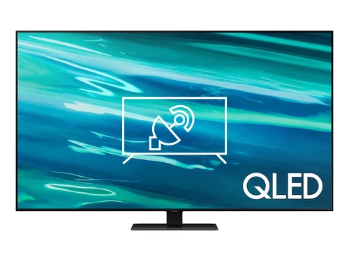 Search for channels on Samsung Q80A