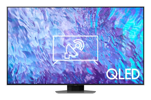 Search for channels on Samsung Q80C