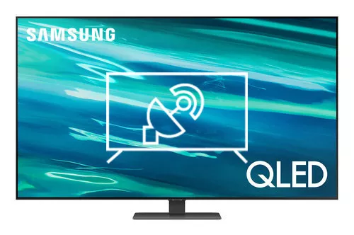 Search for channels on Samsung QE50Q80AAT