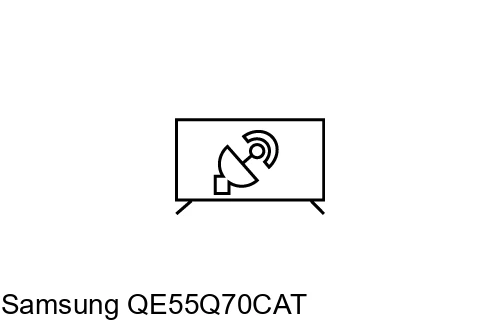 Search for channels on Samsung QE55Q70CAT