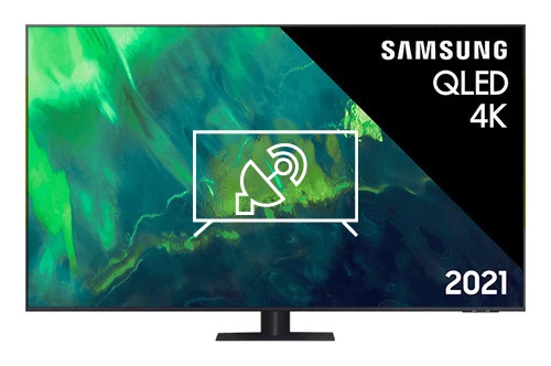Search for channels on Samsung QE55Q74A