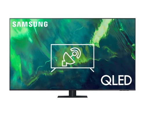Search for channels on Samsung QE55Q77AAT