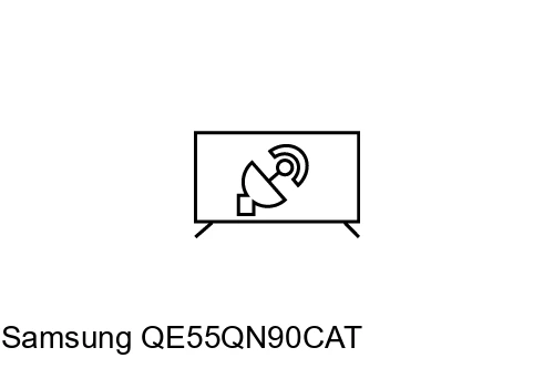 Search for channels on Samsung QE55QN90CAT