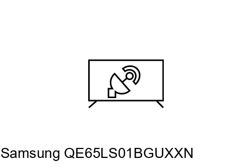Search for channels on Samsung QE65LS01BGUXXN